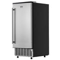 Undercounter Ice Maker 80kg/Day Stainless Steel Reversible Door