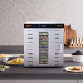 Devanti 10 Tray Food Dehydrator 1000W Stainless Steel Jerky