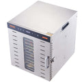 Devanti 10 Tray Food Dehydrator 1000W Stainless Steel Jerky