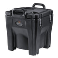 Insulated Food Carrier, 30L Capacity, Stackable Catering Hot Box with Stainless Steel Barrel, Top Load LLDPE Food Warmer with Integral Handles Buckles Stationary Base, for Restaurant Canteen, B