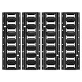 E-Track Tie-Down Rail Kit 4 Pack 0.4m 21 Pieces Ratchet Straps