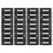 E-Track Tie-Down Rail Kit 4 Pack 0.4m 21 Pieces Ratchet Straps