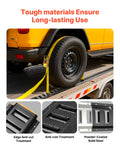 E-Track Tie-Down Rail Kit 4 Pack 0.4m 21 Pieces Ratchet Straps