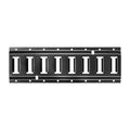 E-Track Tie-Down Rail Kit 4 Pack 0.4m 21 Pieces Ratchet Straps