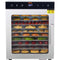 10 Trays Food Dehydrator Machine Stainless Steel 800W Jerky Fruit Drying