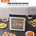 Food Dehydrator 10 Tray Stainless Steel 800W Jerky BPA-free Fruit