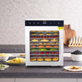 Food Dehydrator 10 Tray Stainless Steel 800W Jerky BPA-free Fruit