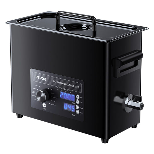 Ultrasonic Cleaner 6L Stainless Steel with Basket Knob Control