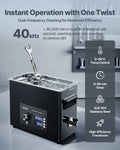 Ultrasonic Cleaner 6L Stainless Steel with Basket Knob Control