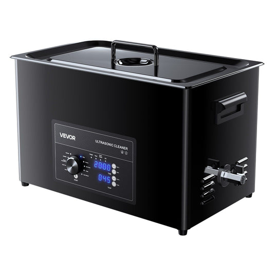 30L Ultrasonic Cleaner Stainless Steel Knob Control Watches Jewelry