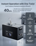 30L Ultrasonic Cleaner Stainless Steel Knob Control Watches Jewelry