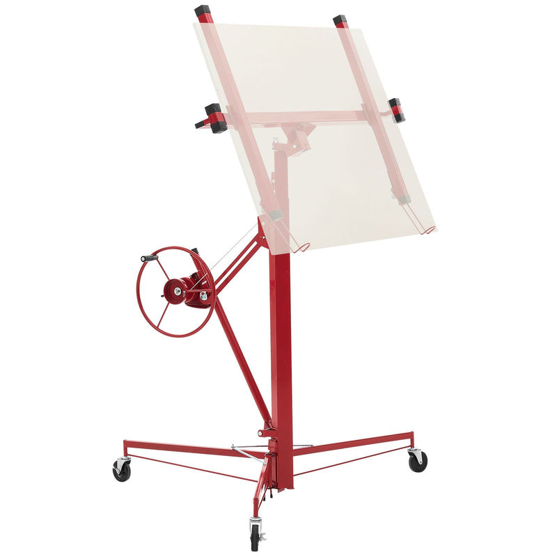 Drywall Lift 3353mm 68kg Heavy-Duty Sheetrock Hoist Ceiling Wall