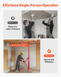Drywall Lift 3353mm 68kg Heavy-Duty Sheetrock Hoist Ceiling Wall