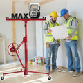 Drywall Lift 3353mm 68kg Heavy-Duty Sheetrock Hoist Ceiling Wall