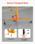 Drywall Lift 3353mm 68kg Heavy-Duty Sheetrock Hoist Telescoping Arm