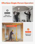 Drywall Lift 3353mm 68kg Heavy-Duty Sheetrock Hoist Telescoping Arm