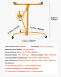 Drywall Lift 3353mm 68kg Heavy-Duty Sheetrock Hoist Telescoping Arm