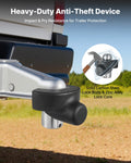 Trailer Hitch Lock 58.7mm Coupler Anti-Theft Heavy Duty 3 Keys
