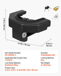 Trailer Hitch Lock Kit 58.7mm Coupler Anti-Theft Ball Lock 3 Keys