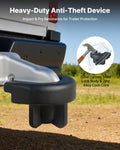 Trailer Hitch Lock 50.8mm Coupler Anti-Theft Heavy-Duty 3 Keys