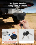 Trailer Hitch Lock 50.8mm Coupler Anti-Theft Heavy-Duty 3 Keys
