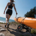 Kayak Cart Trolley 136kg Foldable Solid Rubber Tyres Strap