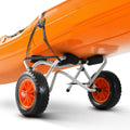 Kayak Cart 113kg Foldable Trolley 25cm Solid Rubber Tires Ratchet
