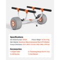 Kayak Cart, 158.8 kg Load Capacity, Kayak Trolley with 30.5 cm Inflatable PU Tires & 2 Straps, Assembles & Disassembles Within Seconds, Paddle Board Trolley for Carrying Kayaks and Canoes