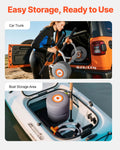 Kayak Cart 158.8kg Load Capacity Inflatable Tires Paddle Board Trolley