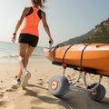 Kayak Cart 158.8kg Load Capacity Inflatable Tires Paddle Board Trolley