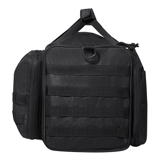 Tactical Range Bag 3 Pistol Single Shoulder Strap Black