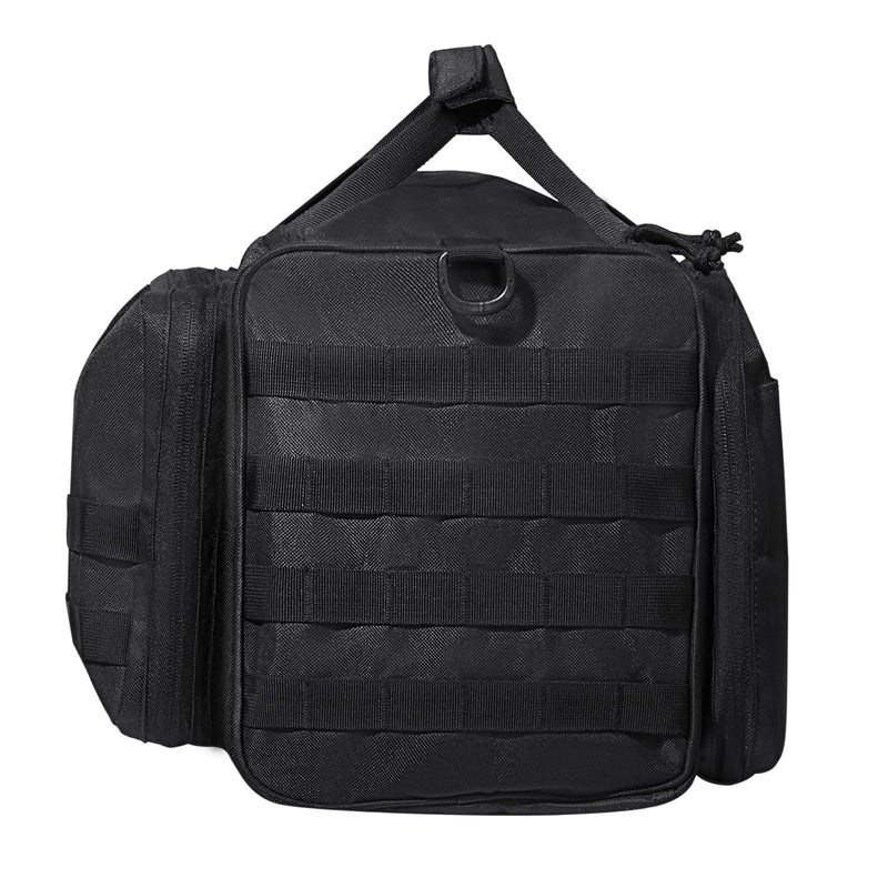 Tactical Range Bag 3 Pistol Single Shoulder Strap Black