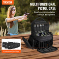 Tactical Gun Backpack 6 Pistol Range Organiser Black