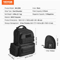 Tactical Gun Backpack 6 Pistol Range Organiser Black