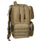 Tactical Gun Backpack 6 Pistols 10 Magazines Lockable Brown