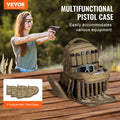 Tactical Gun Backpack 6 Pistols 10 Magazines Lockable Brown