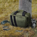 Range Bag 2 Pistol Tactical Gun Bag Built-in Holster Green