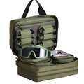 Range Bag 2 Pistol Tactical Gun Bag Built-in Holster Green