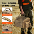 Range Bag 4 Pistols Tactical Gun Bag 3 Baffles 6 Magazines Brown