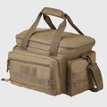 Range Bag 4 Pistols Tactical Gun Bag 3 Baffles 6 Magazines Brown