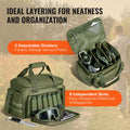 Soft Pistol Case 4 Pistols Handgun Bag Hunting Shooting Green