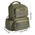 Tactical Range Backpack for 6 Pistols Gun Backpack Green