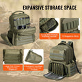 Tactical Range Backpack 6 Pistol Gun Backpack Green