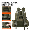 Tactical Range Backpack 6 Pistol Gun Backpack Green
