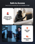 VEVOR Gun Safe Fingerprint Password Key Quick Access Pistol Box