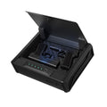 Gun Safe Fingerprint Password Key 2 Pistol Handgun Bedside Storage Box