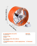 Giselle 380mm Gable Mount Attic Vent Fan 1650 CFM Thermostat