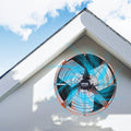 Giselle 380mm Gable Mount Attic Vent Fan 1650 CFM Thermostat