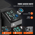 Mounted Gun Safe for Pistols Biometric Gun Safe 3 Access Ways for 1 Pistol