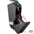 Mounted Gun Safe for Pistols Biometric Gun Safe 3 Access Ways for 1 Pistol